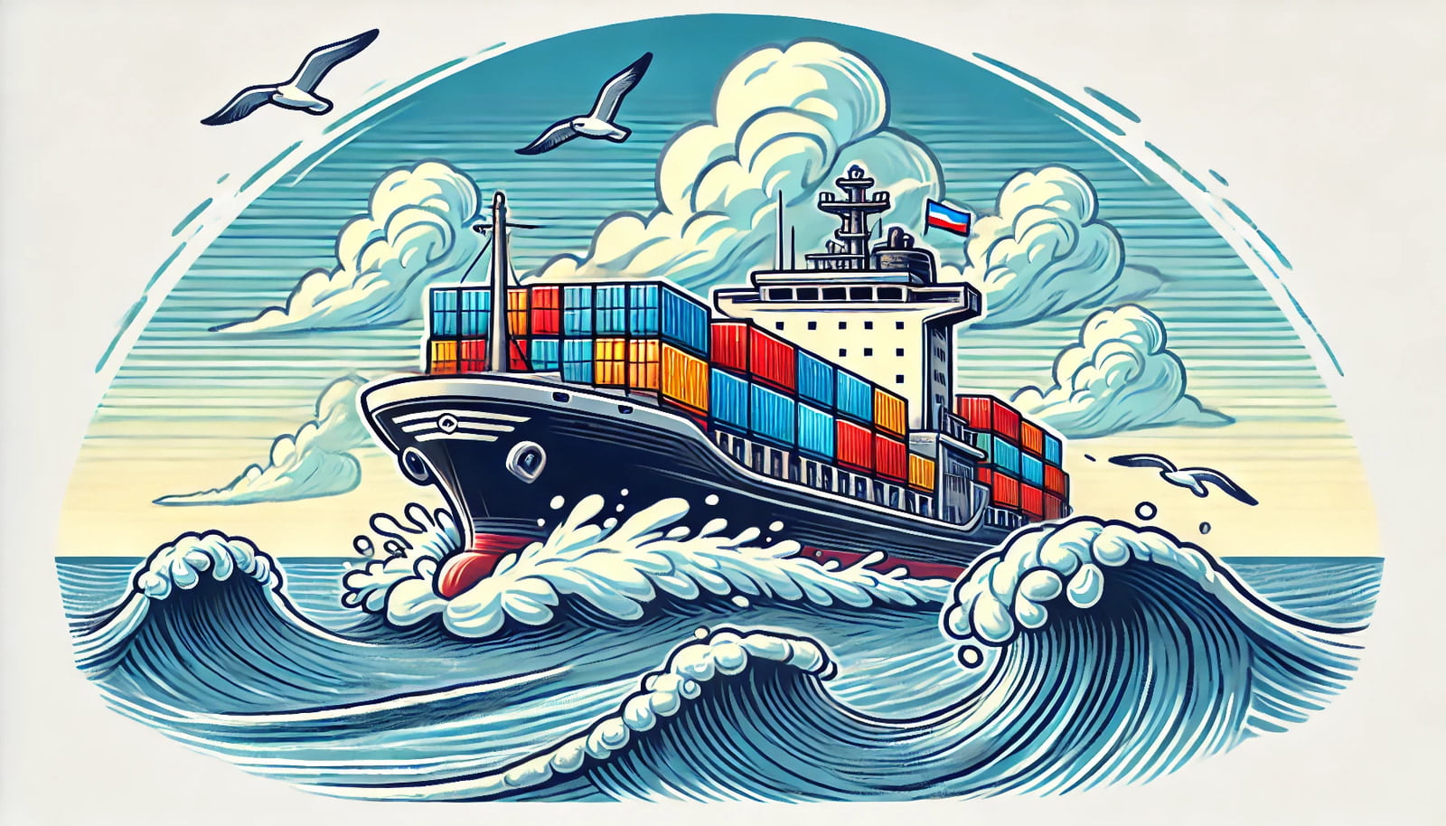 How Shipping Container Vessels are Built and Loaded to Ensure Stability and Prevent Capsizing.